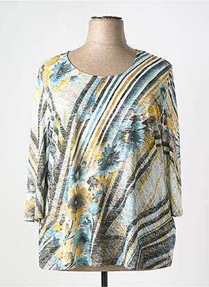 T-shirt manches 3/4 manches 3/4 jaune GERRY WEBER femme