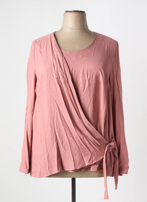 Blouse rose SAMOON pour femme