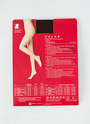 Collants stretch marron FALKE femme