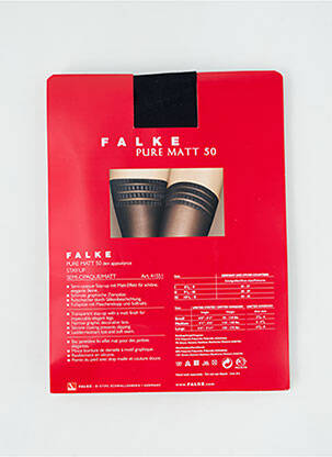 Bas stretch noir FALKE femme