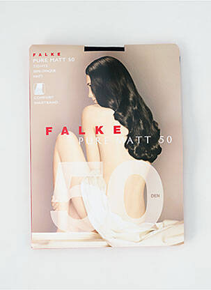 Collants elastique à la taille noir FALKE femme