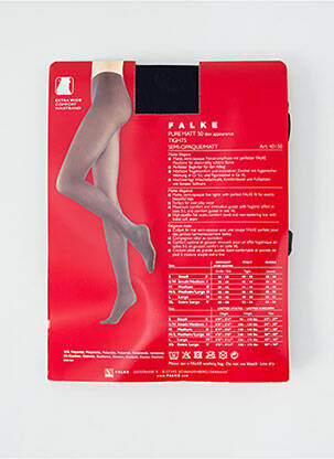 Collants stretch noir FALKE femme