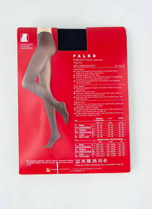 Collants bleu FALKE pour femme