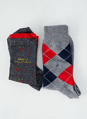 Chaussettes gris BURLINGTON pour unisexe