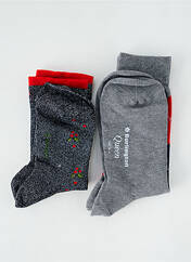 Chaussettes gris BURLINGTON pour unisexe seconde vue