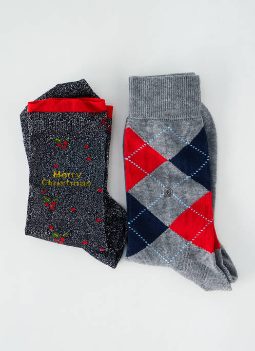 Chaussettes gris BURLINGTON pour unisexe