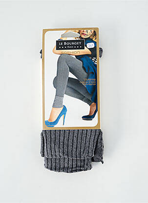 Legging stretch gris LE BOURGET femme