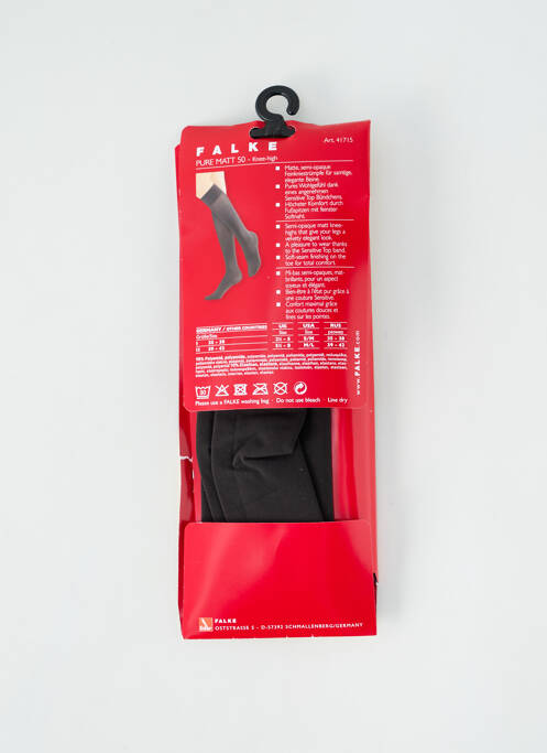Chaussettes gris FALKE pour femme