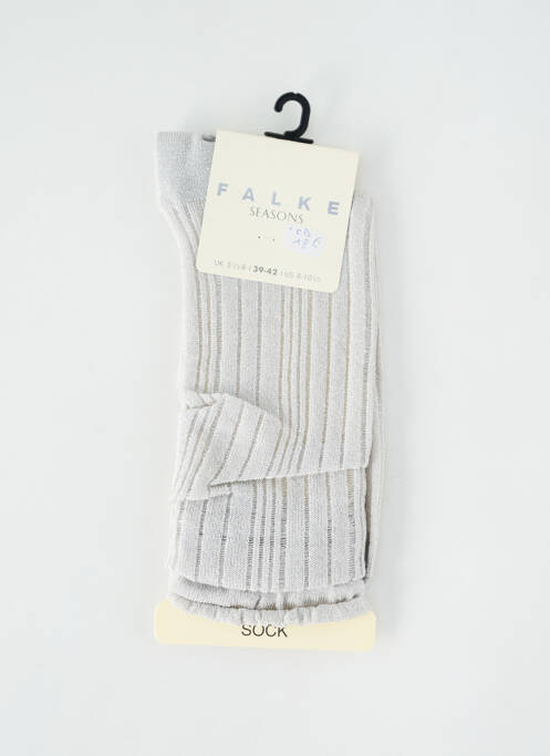 Chaussettes argent FALKE pour femme