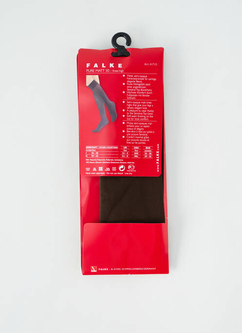 Chaussettes marron FALKE pour femme