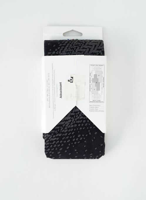 Collants noir LE BOURGET pour femme