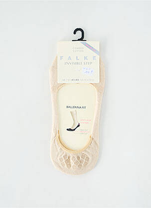 Chaussettes stretch beige FALKE femme