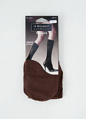 Chaussettes marron LE BOURGET pour femme seconde vue