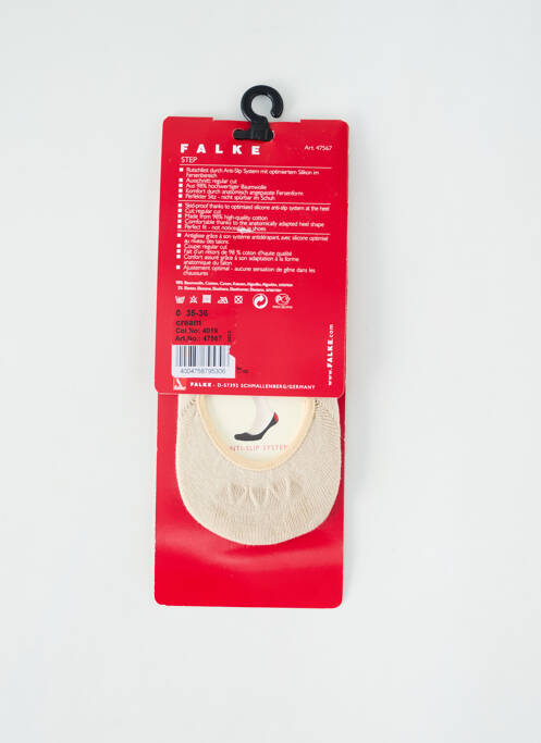 Chaussettes beige FALKE pour femme