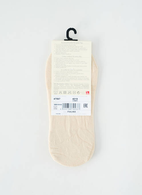 Chaussettes beige FALKE pour femme
