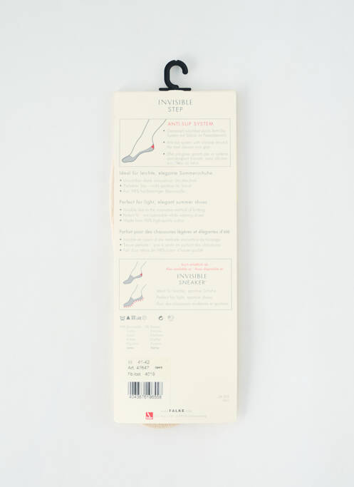 Chaussettes beige FALKE pour femme