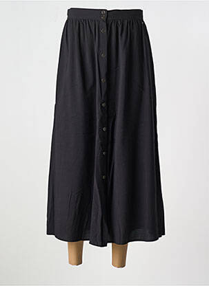 Jupe longue coupe fluide noir LEE COOPER femme