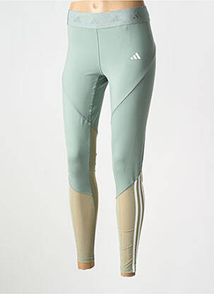 Legging tissage jersey taille normale vert ADIDAS femme