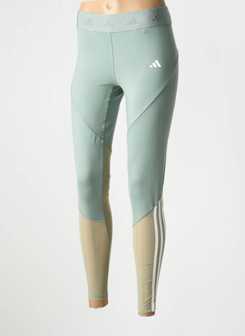 Legging tissage jersey taille normale vert ADIDAS femme
