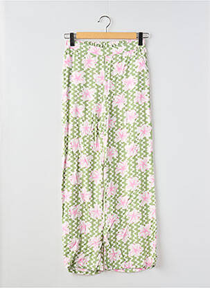 Pantalon droit coupe droite taille élastique vert ROXY fille