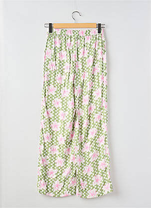 Pantalon droit coupe droite taille élastique vert ROXY fille