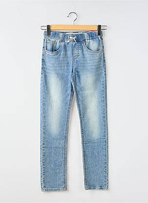 Jeans coupe slim poches taille élastique bleu LEVI'S garçon