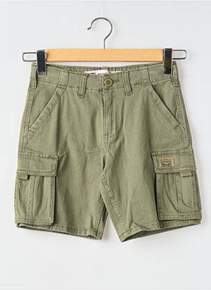 Bermuda fermeture zippée sous rabat boutonné vert LEVI'S garçon