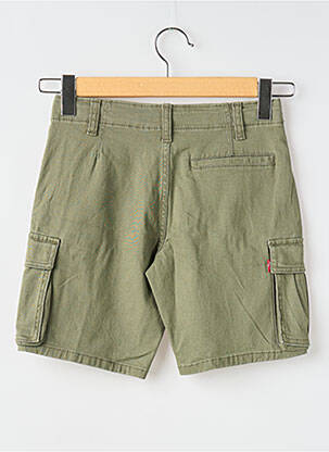 Bermuda fermeture zippée sous rabat boutonné vert LEVI'S garçon