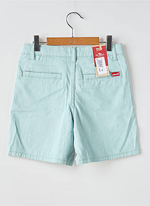 Bermuda fermeture zippée sous rabat boutonné bleu LEVI'S garçon