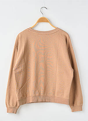 Sweat-shirt manches longues manches longues beige ROXY fille