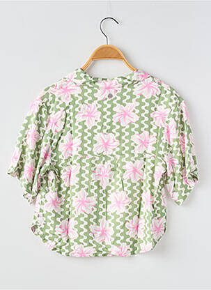 Chemisier manches courtes manches courtes vert ROXY fille