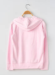 Sweat-shirt à capuche rose ADIDAS pour fille seconde vue
