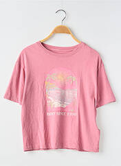 T-shirt rose ROXY pour fille seconde vue