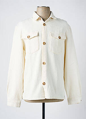Veste casual fermeture boutonnée sur le devant beige LEE COOPER homme