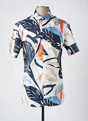 Chemise manches courtes imprimé tie and dye beige LEE COOPER homme