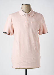 Polo stretch manches courtes rose LEE COOPER homme