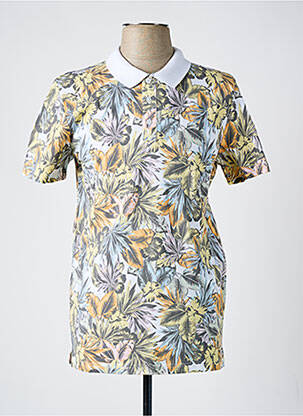 Polo stretch manches courtes jaune LEE COOPER homme