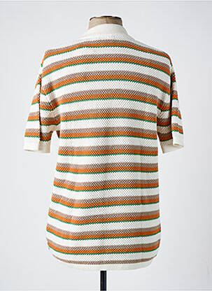 Pull col v manches courtes orange PEPE JEANS homme