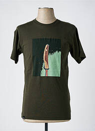 T-shirt coupe cintrée manches courtes vert ASTORE homme