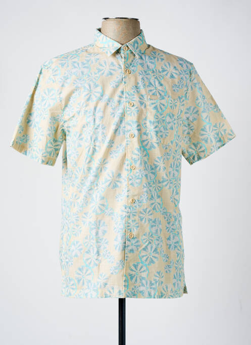 Chemise manches courtes beige OXBOW pour homme