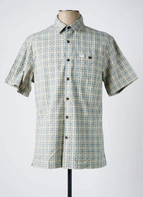 Chemise manches courtes beige OXBOW pour homme