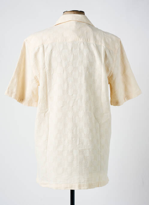 Chemise manches courtes beige PEPE JEANS pour homme