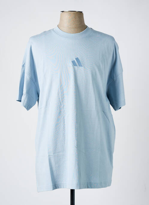 T-shirt bleu ADIDAS pour homme
