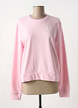 Sweat-shirt manches longues manches longues rose UNDER ARMOUR femme