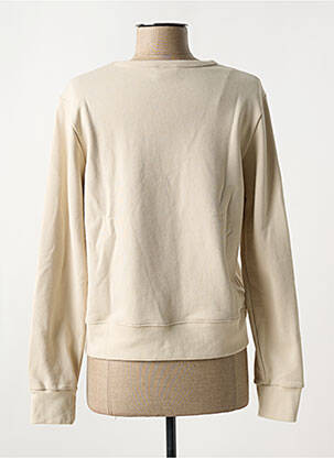 Pull coupe cintrée manches longues beige LE COQ SPORTIF femme
