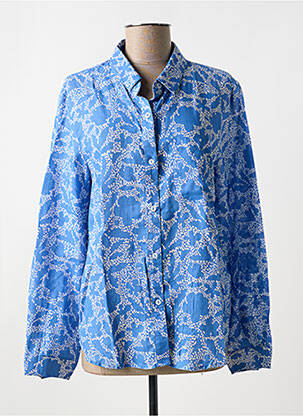 Blouse imprimé fantaisie manches longues bleu LEE COOPER femme