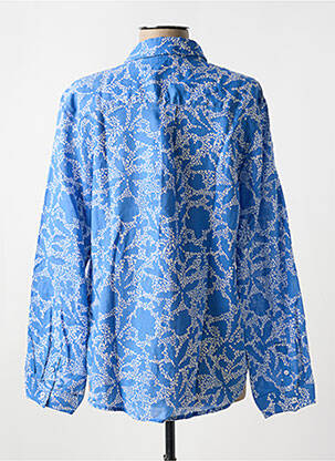Blouse tissage popeline manches longues bleu LEE COOPER femme