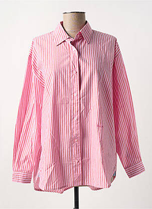 Chemisier coupe droite manches longues rose PEPE JEANS femme