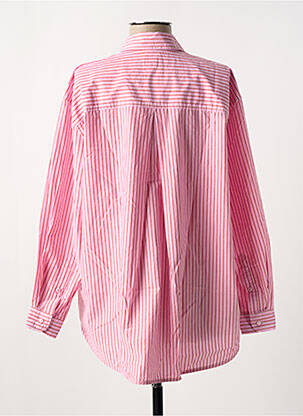 Chemisier coupe droite manches longues rose PEPE JEANS femme