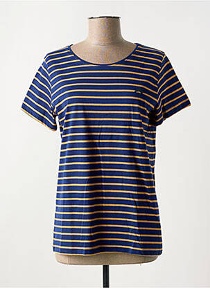 T-shirt coupe cintrée manches courtes bleu ASTORE femme